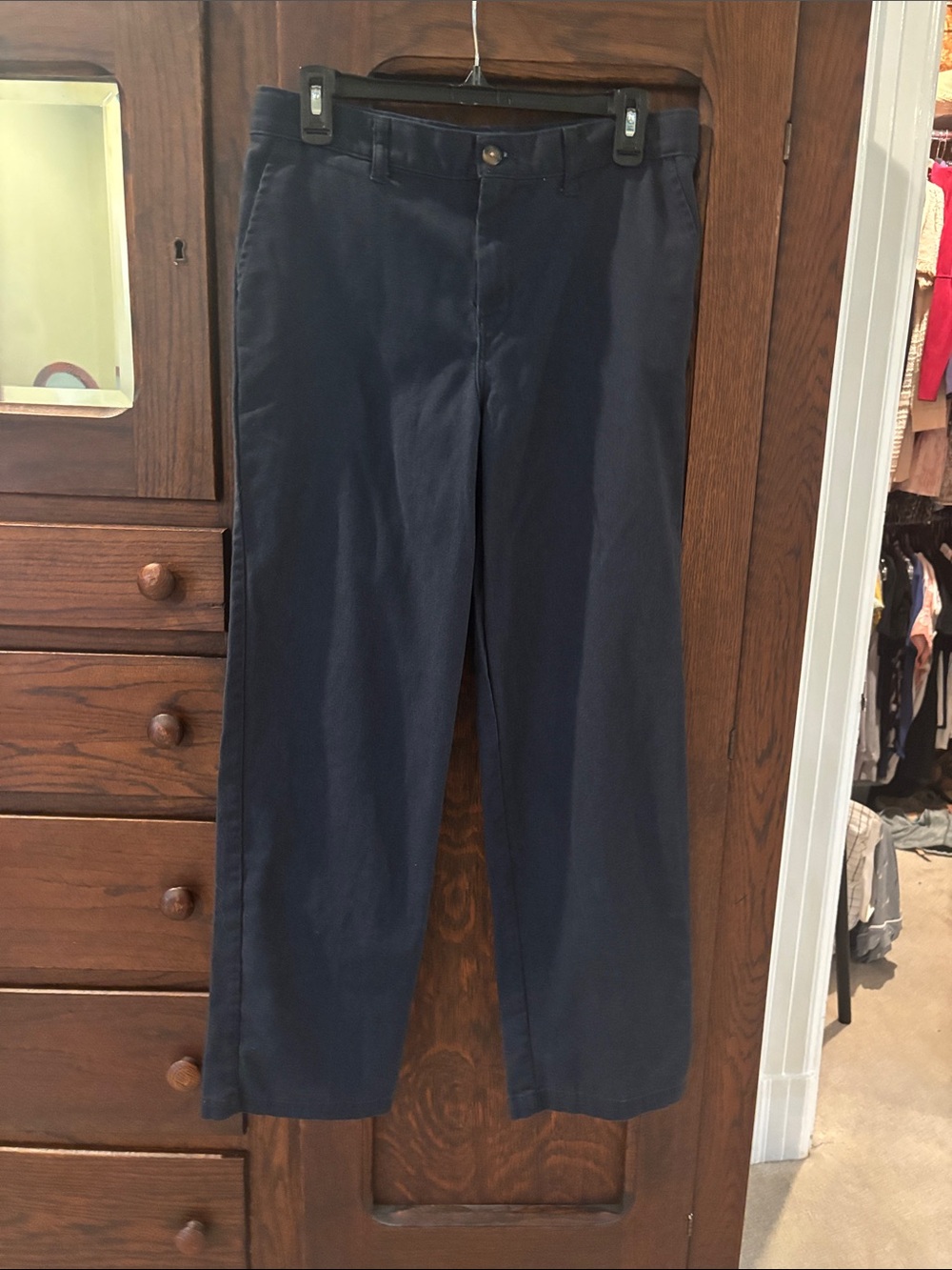 Dickies Navy Straight-Leg Kids Pants